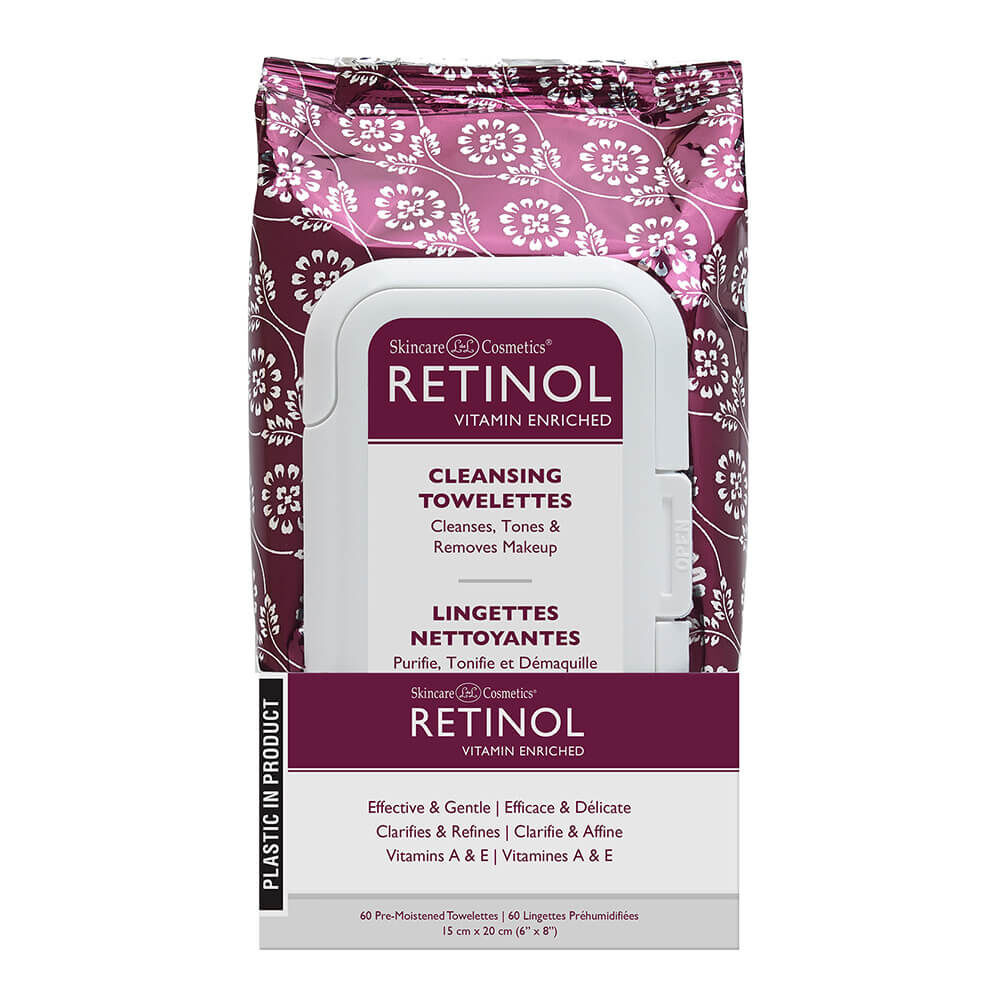 RETINOL Cleansing öregedésgátló arctisztító kendő retinol tartalommal