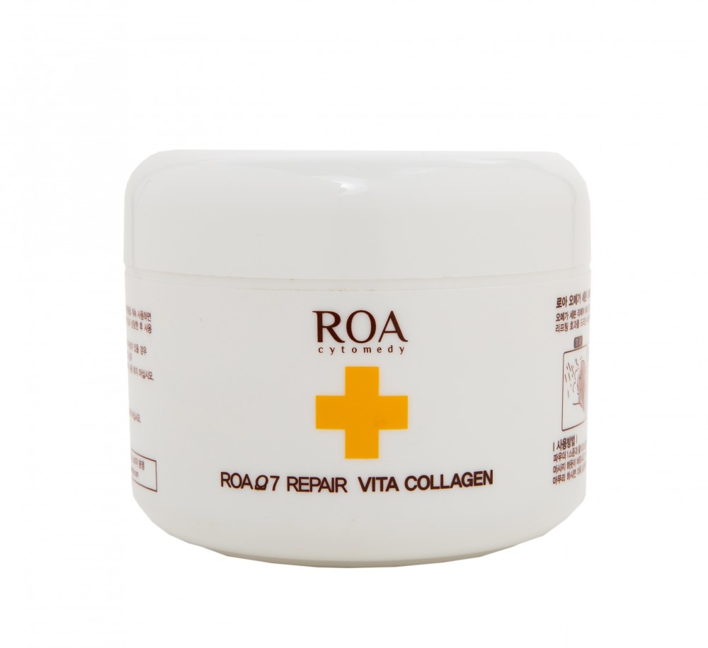 ROA CYTOMEDY OMEGA7. Repair Vita Collagen feszesítő krémmaszk por 98% természetes kollagénporral