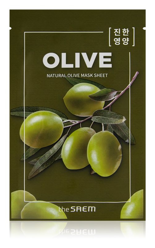 THE SAEM Natural tápláló maszk olíva kivonattal
