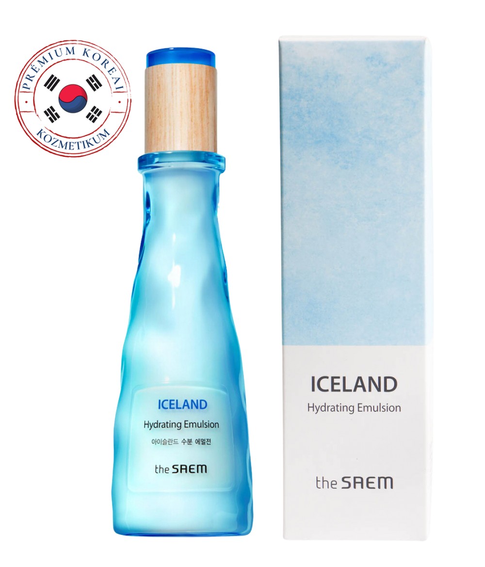 THE SAEM Iceland hidratáló emulzió kristálytiszta izlandi gleccservízzel