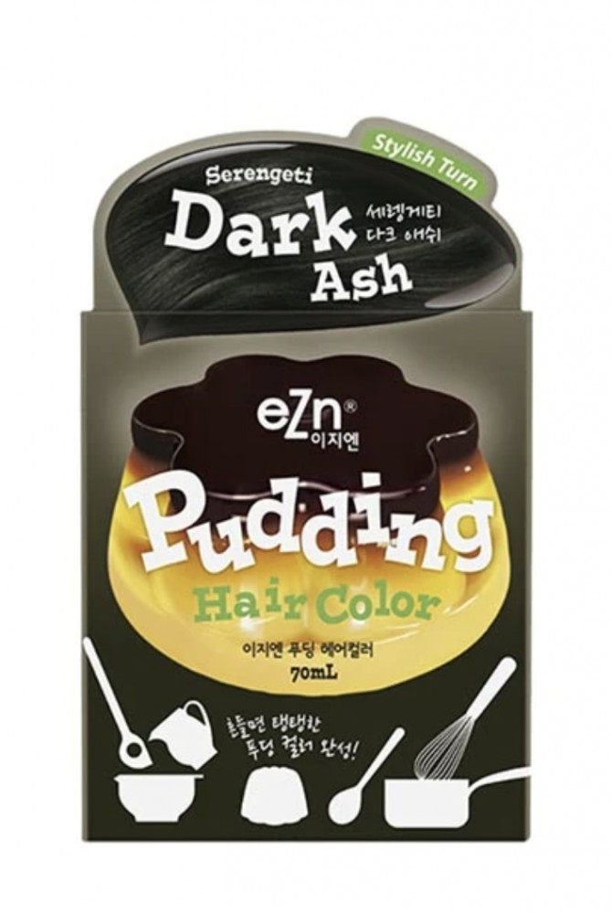 EZN Pudding Hair Color ammóniamentes tartós hajszínez - Serengeti Dark Ash