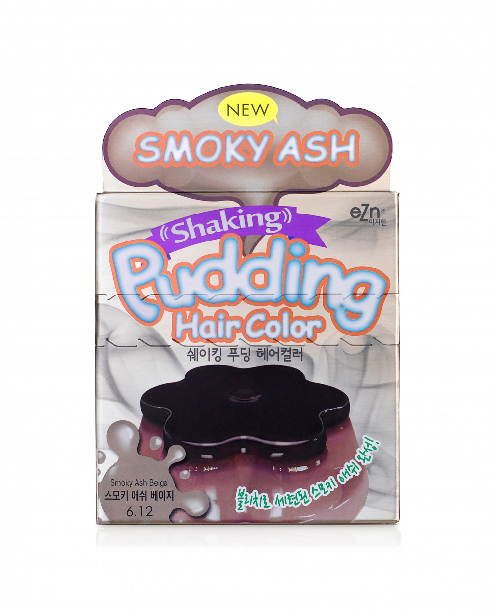 EZN Shaking Pudding Hair Color ammóniamentes tartós hajszínez - Smoky Ash Beige